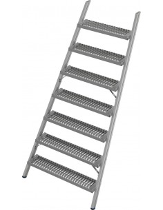 Krause STABILO  Lépcsőelem 8 lépcsőfokos dobogóhoz, profilrács