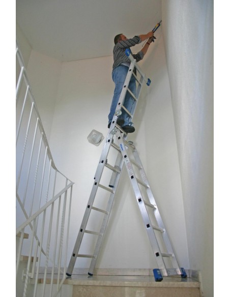 Krause Stabilo Kombinált Csuklós Létra 2X3 & 2X6 Fokos