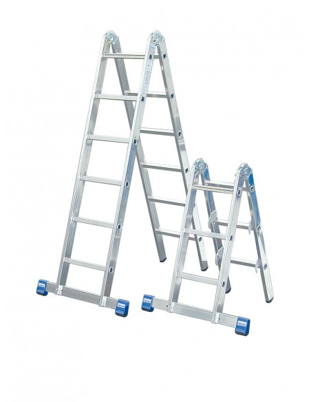 Krause Stabilo Kombinált Csuklós Létra 2X3 & 2X6 Fokos