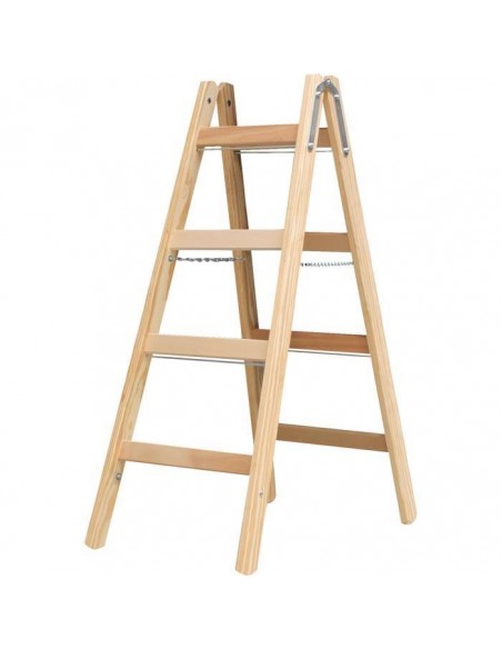 Krause Stabilo Két Oldalon Járható Fa Állólétra 2X4 Fokos