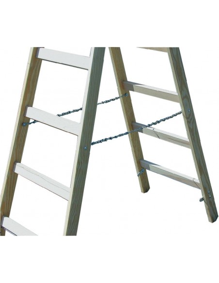 Krause Stabilo Két Oldalon Járható Fa Állólétra 2X4 Fokos