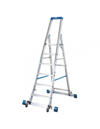 Krause Stabilo Gurítható Lépcsőfokos Állólétra Kitámasztóval 7 Fokos