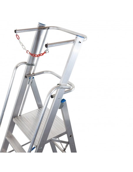 Krause Stabilo Lépcsőfokos Állólétra Nagy Dobogóval És Kapaszkodókerettel 10 Fokos