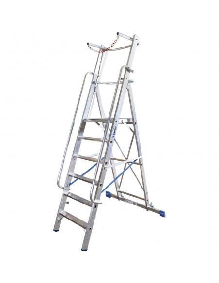 Krause Stabilo Lépcsőfokos Állólétra Nagy Dobogóval És Kapaszkodókerettel 10 Fokos