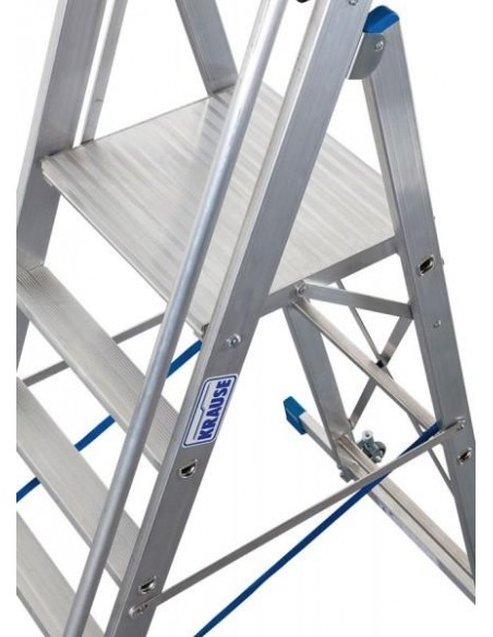 Krause Stabilo Lépcsőfokos Állólétra Nagy Dobogóval És Kapaszkodókerettel 10 Fokos