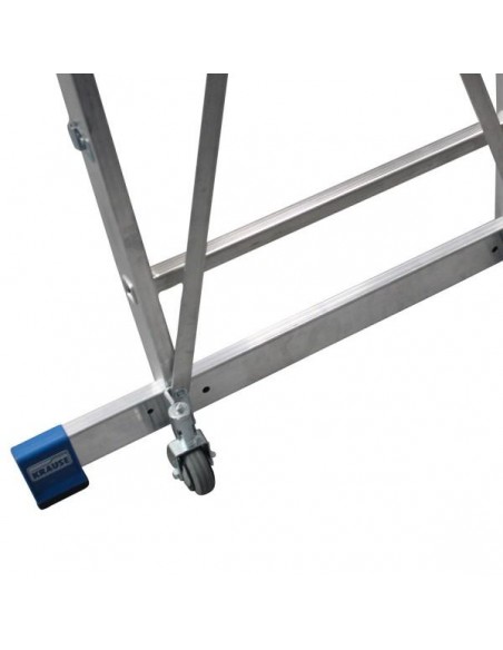 Krause Stabilo Lépcsőfokos Állólétra Nagy Dobogóval És Kapaszkodókerettel 9 Fokos