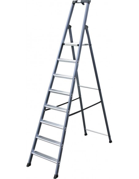 Krause Monto Sepro Lépcsőfokos Állólétra, Eloxált 8 Fokos