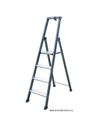 Krause Monto Sepro Lépcsőfokos Állólétra, Eloxált 4 Fokos