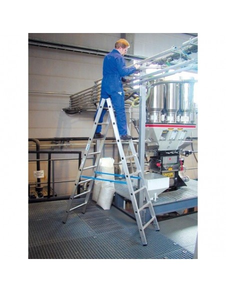 Krause Stabilo Két Oldalon Járható Biztonsági Állólétra 2X12 Fokos