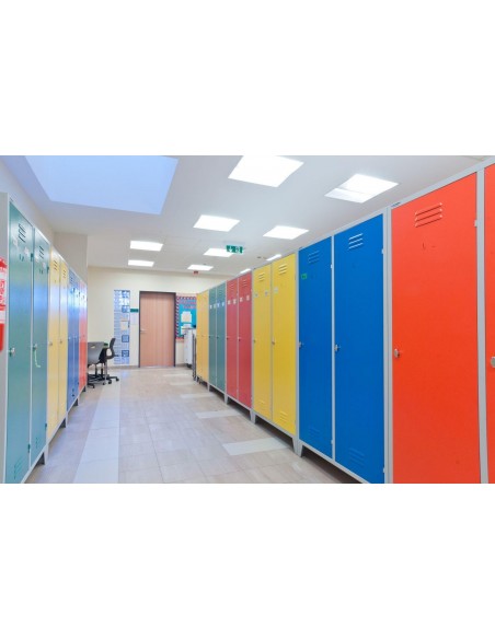 metaloBox PROJECT 2FFC Válaszfalas, cipőtartós öltözőszekrény 2 rekeszes