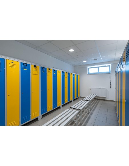 metaloBox PROJECT 3FF Válaszfalas öltözőszekrény 3 rekeszes