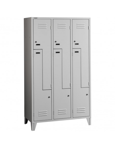 metaloBox PROJECT Z6 NEW Z-ajtós öltözőszekrény 6 rekeszes