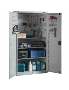 metaloBox TOOL PERFWALL-2 Profi szerszámszekrény 3 polccal