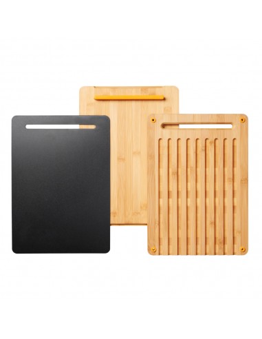 FISKARS Functional Form bambusz vágódeszka készlet