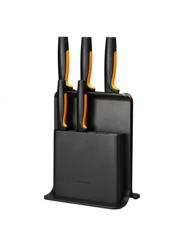 FISKARS Functional Form késkészlet, 5 késsel, műanyag blokkban