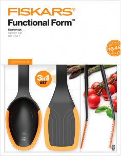 FISKARS Functional Form szilikonos konyhai kiegészítők, 3 részes