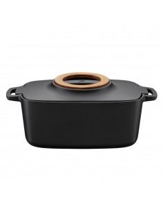 FISKARS Norden öntöttvas ovális lábas, fedővel (5 L)