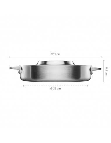FISKARS Norden párolóserpenyő, fedővel (28 cm)