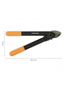 FISKARS PowerGear műanyag fogaskerekes ágvágó, rávágó pengével  (S) L31